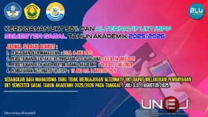 Keringanan UKT 50% dan Alternatif UKT/SPP Semester Gasal Tahun Akademik 2025/2026