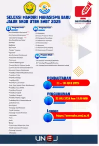 SEMMABA UNIVERSITAS JEMBER TAHUN 2025 JALUR SKOR UTBK SNBT 2025