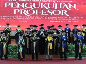 Jumlah Guru Besar UNEJ Tembus 101 Profesor